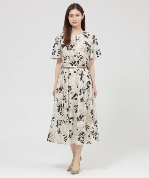 Paul Stuart / ポール・スチュアート シャツ・ブラウス | 【WEB・一部店舗限定】フローラル/ドットプリント　ブラウス | 詳細3