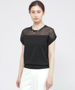 Paul Stuart / ポール・スチュアート ニット・セーター | 【ウォッシャブル】エアリーファインニット　プルオーバー (フレンチ)