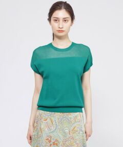 Paul Stuart / ポール・スチュアート ニット・セーター | 【ウォッシャブル】エアリーファインニット　プルオーバー (フレンチ)