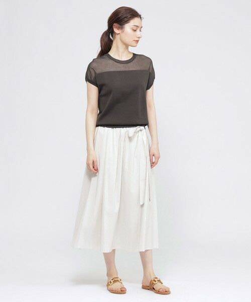 Paul Stuart / ポール・スチュアート ニット・セーター | 【ウォッシャブル】エアリーファインニット　プルオーバー (フレンチ) | 詳細4