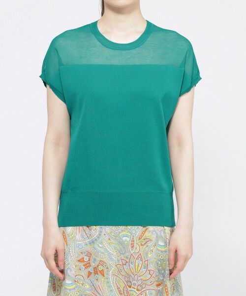 Paul Stuart / ポール・スチュアート ニット・セーター | 【ウォッシャブル】エアリーファインニット　プルオーバー (フレンチ) | 詳細6