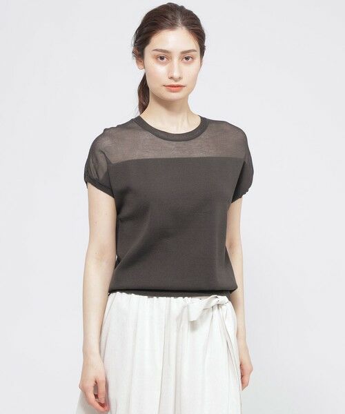 Paul Stuart / ポール・スチュアート ニット・セーター | 【ウォッシャブル】エアリーファインニット　プルオーバー (フレンチ) | 詳細14