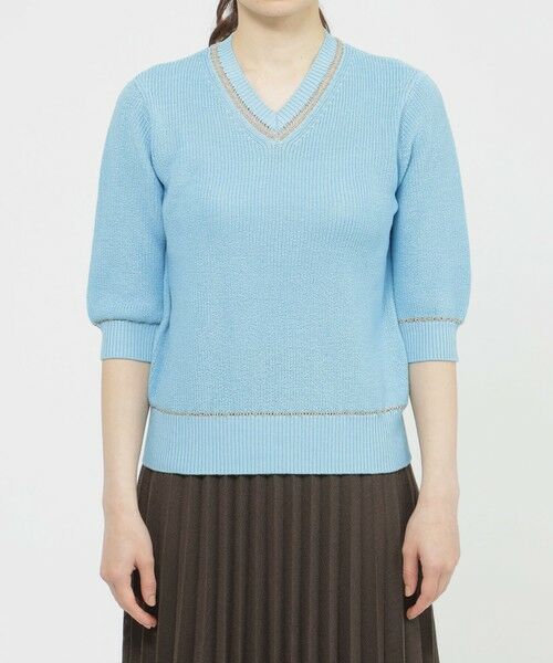 Paul Stuart / ポール・スチュアート ニット・セーター | 【ウォッシャブル】コットンコード　プルオーバー | 詳細3