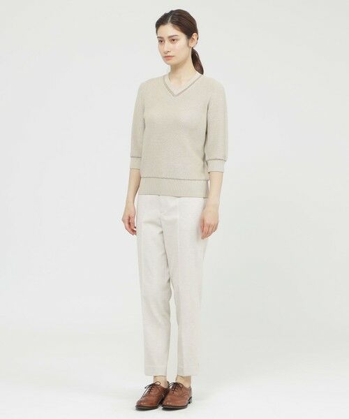 Paul Stuart / ポール・スチュアート ニット・セーター | 【ウォッシャブル】コットンコード　プルオーバー | 詳細2