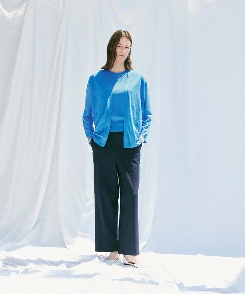 Paul Stuart / ポール・スチュアート ニット・セーター | 【WEB・一部店舗限定】エアリーファインニット　プルオーバー | 詳細1