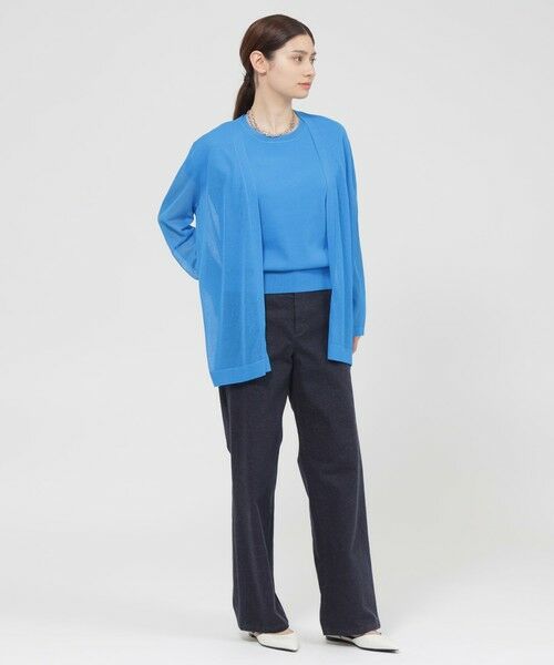 Paul Stuart / ポール・スチュアート ニット・セーター | 【WEB・一部店舗限定】エアリーファインニット　プルオーバー | 詳細4