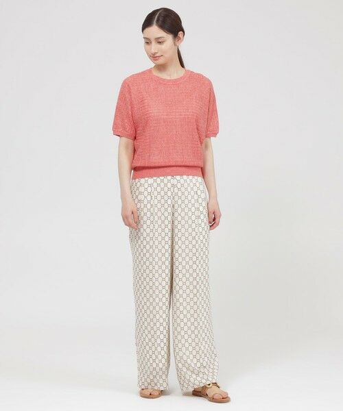 Paul Stuart / ポール・スチュアート ニット・セーター | 【ウォッシャブル】ナチュラルリネン　プルオーバー | 詳細1