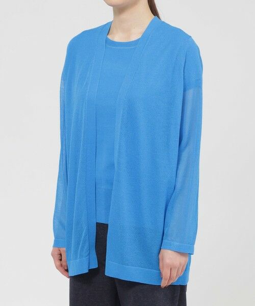 Paul Stuart / ポール・スチュアート ニット・セーター | 【WEB・一部店舗限定】エアリーファインニット　カーディガン | 詳細7