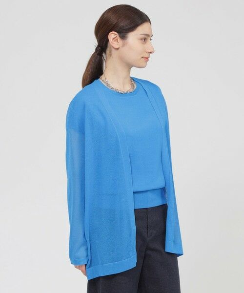 Paul Stuart / ポール・スチュアート ニット・セーター | 【WEB・一部店舗限定】エアリーファインニット　カーディガン | 詳細14