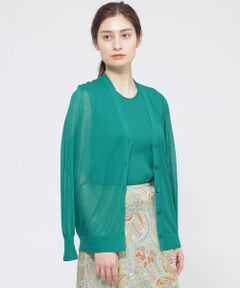 Paul Stuart / ポール・スチュアート ニット・セーター | 【ウォッシャブル】エアリーファインニット　カーディガン