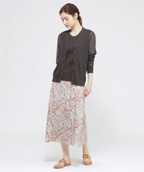 Paul Stuart / ポール・スチュアート ニット・セーター | 【ウォッシャブル】エアリーファインニット　カーディガン | 詳細4