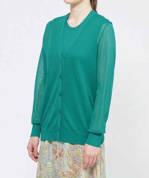 Paul Stuart / ポール・スチュアート ニット・セーター | 【ウォッシャブル】エアリーファインニット　カーディガン | 詳細7