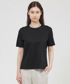 Paul Stuart / ポール・スチュアート カットソー | 【OUR WACOAL×Paul Stuart】【ウォッシャブル】カップイン ドレス Tシャツ