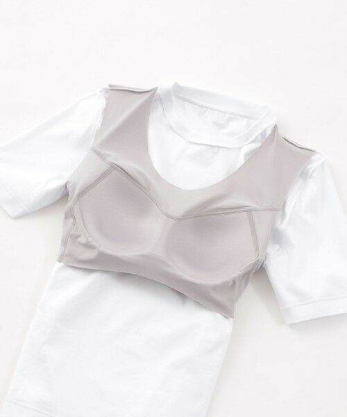 Paul Stuart / ポール・スチュアート カットソー | 【OUR WACOAL×Paul Stuart】【ウォッシャブル】カップイン ドレス Tシャツ | 詳細8