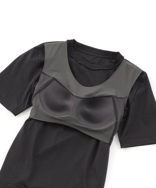 Paul Stuart / ポール・スチュアート カットソー | 【OUR WACOAL×Paul Stuart】【ウォッシャブル】カップイン ドレス Tシャツ | 詳細9