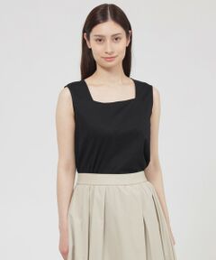 Paul Stuart / ポール・スチュアート カットソー | 【OUR WACOAL×Paul Stuart】【ウォッシャブル】カップイン ドレスタンクトップ