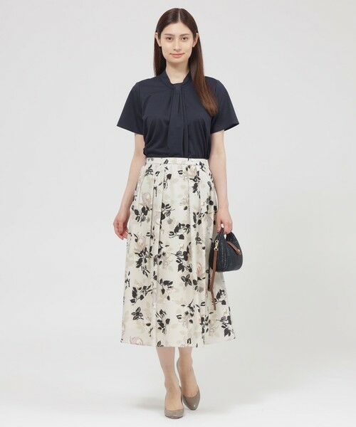 Paul Stuart / ポール・スチュアート カットソー | 【WEB・一部店舗限定】コットンリネンストライプ　プルオーバー | 詳細4