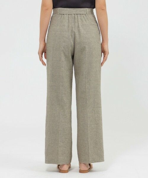 Paul Stuart / ポール・スチュアート パンツ | 【Precious掲載】【ウォッシャブル】ストレッチリネン　パンツ | 詳細7