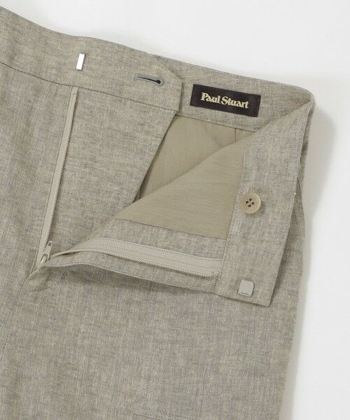 Paul Stuart / ポール・スチュアート パンツ | 【Precious掲載】【ウォッシャブル】ストレッチリネン　パンツ | 詳細9