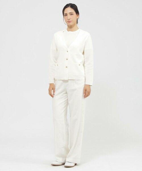 Paul Stuart / ポール・スチュアート パンツ | 【Precious掲載】【ウォッシャブル】ストレッチリネン　パンツ | 詳細2