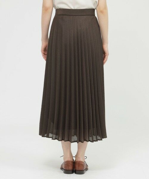 Paul Stuart / ポール・スチュアート スカート | 【ウォッシャブル】リネンライクカラミ スカート | 詳細8