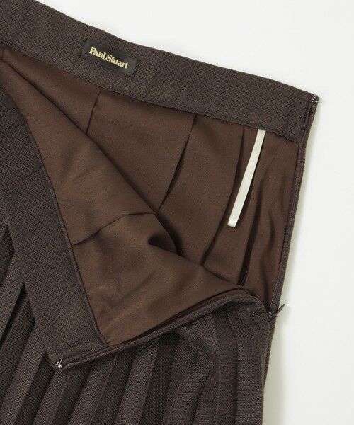 Paul Stuart / ポール・スチュアート スカート | 【ウォッシャブル】リネンライクカラミ スカート | 詳細10