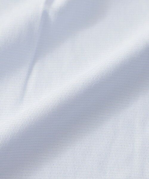 Paul Stuart / ポール・スチュアート シャツ・ブラウス | 麻混モシャ　バンドカラーシャツ（半袖） | 詳細11