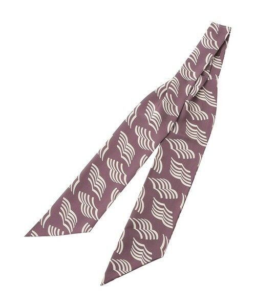 Paul Stuart / ポール・スチュアート マフラー・ショール・スヌード・ストール | 【Nikkei magazin掲載】【COLLECTION LINE】アスコットタイ/ウェーブ柄 | 詳細1