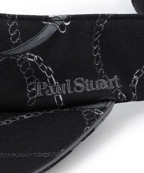 Paul Stuart / ポール・スチュアート ハット | 【GOLF】ベルト柄プリントロゴキャップ | 詳細4