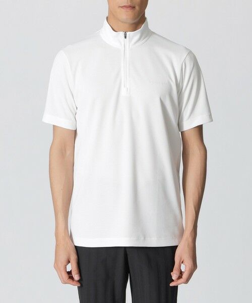 Paul Stuart / ポール・スチュアート カットソー | 【吸水速乾/UVカット】メッシュハーフジップ半袖Ｔシャツ（GOLF） | 詳細3