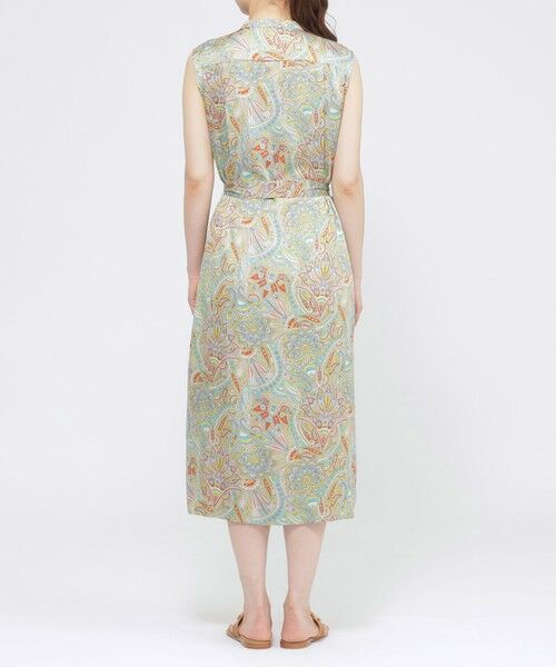 Paul Stuart / ポール・スチュアート ロング・マキシ丈ワンピース | 【ウォッシャブル】サラサペイズリー　ワンピース | 詳細5