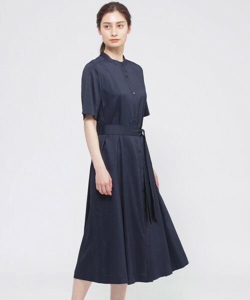 Paul Stuart / ポール・スチュアート ロング・マキシ丈ワンピース | 【ウォッシャブル】ライトストレッチ　ワンピース | 詳細13