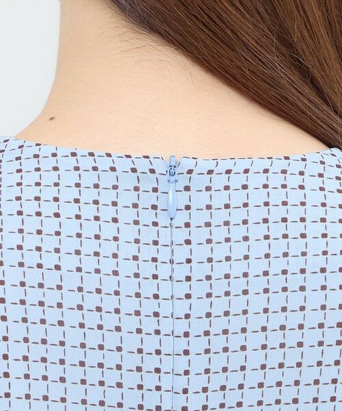 Paul Stuart / ポール・スチュアート ロング・マキシ丈ワンピース | 【ウォッシャブル】格子プリント　ワンピース | 詳細10