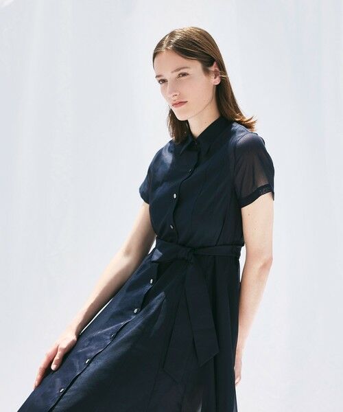 Paul Stuart / ポール・スチュアート ロング・マキシ丈ワンピース | 【ウォッシャブル】エアリーボイル　ワンピース | 詳細1