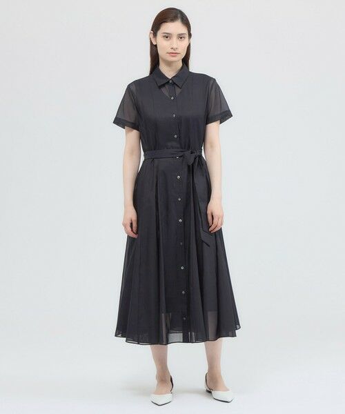 Paul Stuart / ポール・スチュアート ロング・マキシ丈ワンピース | 【ウォッシャブル】エアリーボイル　ワンピース | 詳細5