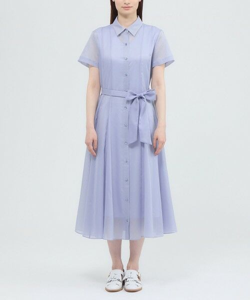 Paul Stuart / ポール・スチュアート ロング・マキシ丈ワンピース | 【ウォッシャブル】エアリーボイル　ワンピース | 詳細6