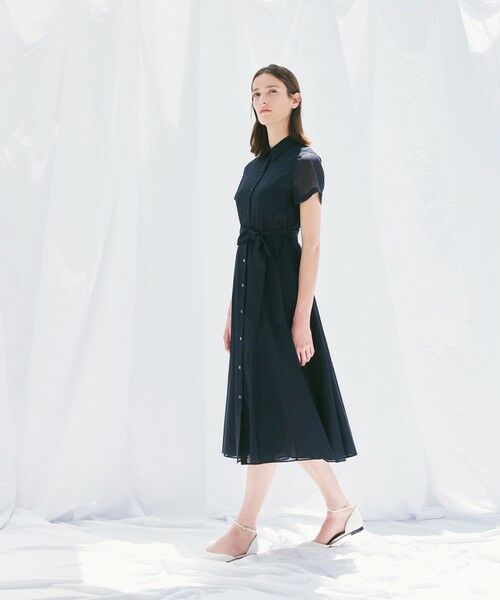 Paul Stuart / ポール・スチュアート ロング・マキシ丈ワンピース | 【ウォッシャブル】エアリーボイル　ワンピース | 詳細2