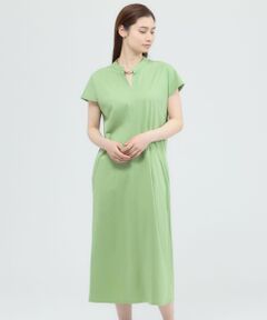 Paul Stuart / ポール・スチュアート ロング・マキシ丈ワンピース | 【ウォッシャブル】ファインスムース　ワンピース