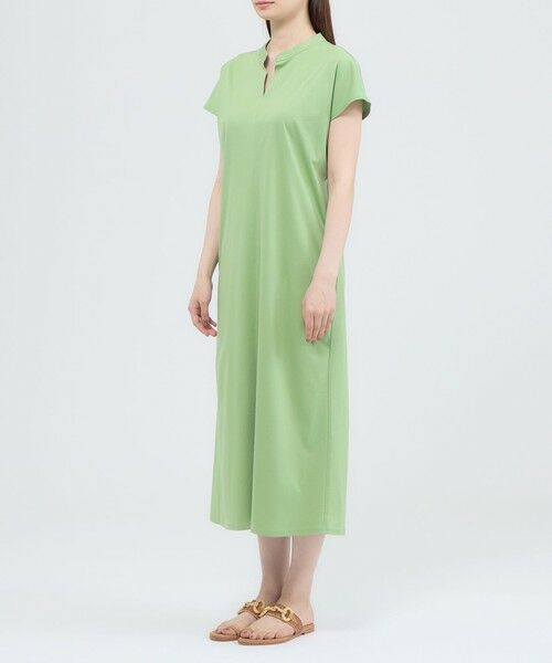 Paul Stuart / ポール・スチュアート ロング・マキシ丈ワンピース | 【ウォッシャブル】ファインスムース　ワンピース | 詳細3