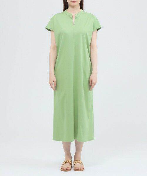 Paul Stuart / ポール・スチュアート ロング・マキシ丈ワンピース | 【ウォッシャブル】ファインスムース　ワンピース | 詳細2