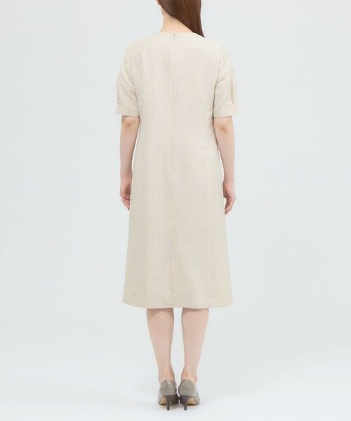 Paul Stuart / ポール・スチュアート ロング・マキシ丈ワンピース | 【ウォッシャブル】フラワージャカード　ワンピース | 詳細7