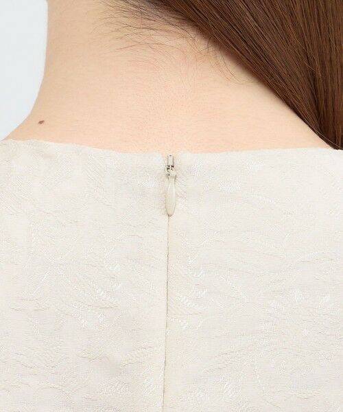 Paul Stuart / ポール・スチュアート ロング・マキシ丈ワンピース | 【ウォッシャブル】フラワージャカード　ワンピース | 詳細10