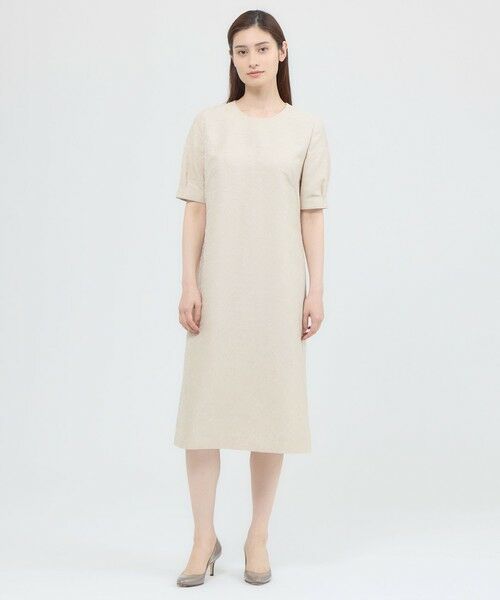 Paul Stuart / ポール・スチュアート ロング・マキシ丈ワンピース | 【ウォッシャブル】フラワージャカード　ワンピース | 詳細3