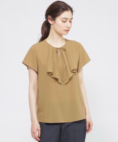 ♡再値下げしました♡ ポールスチュアート カットソーブラウス ウォッシャブル】ランダムドット ブラウス(トップス)｜Paul