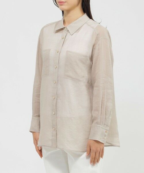 Paul Stuart / ポール・スチュアート シャツ・ブラウス | 【Precious掲載】【ウォッシャブル】プレミアムラミー　ブラウス | 詳細5