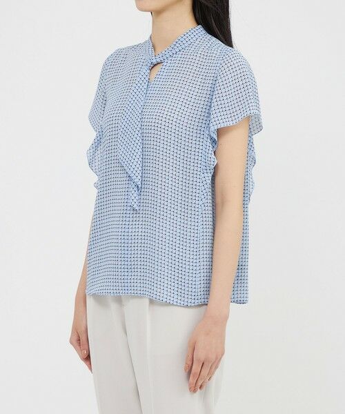 Paul Stuart / ポール・スチュアート シャツ・ブラウス | 【ウォッシャブル】格子プリント　ブラウス | 詳細8