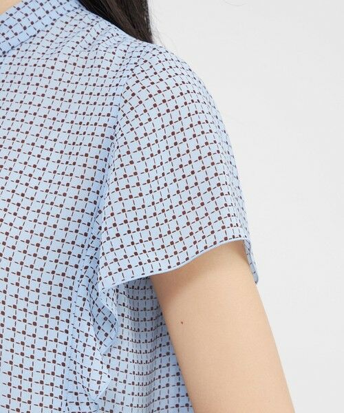 Paul Stuart / ポール・スチュアート シャツ・ブラウス | 【ウォッシャブル】格子プリント　ブラウス | 詳細10