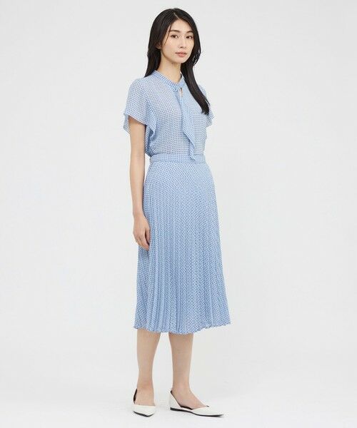 Paul Stuart / ポール・スチュアート シャツ・ブラウス | 【ウォッシャブル】格子プリント　ブラウス | 詳細3