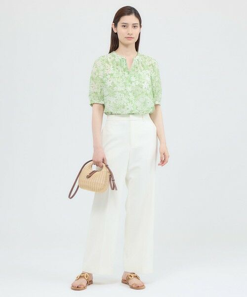 Paul Stuart / ポール・スチュアート シャツ・ブラウス | 【ウォッシャブル】ブラッシュフラワー　ブラウス | 詳細3