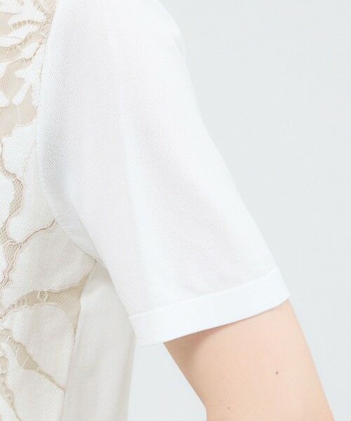 Paul Stuart / ポール・スチュアート ニット・セーター | 【ウォッシャブル】フラワーコードレース　プルオーバー | 詳細8